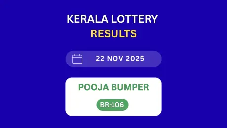 Kerala Lottery Pooja Bumper BR-106 Results: Did You Win ₹12 Crore Today?